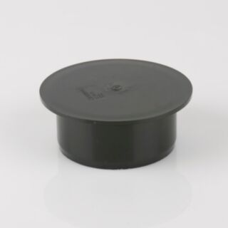 110mm Soil Socket Plug Black BS439