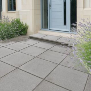 Bradstone Textured Paving Grey 600x600x35mm