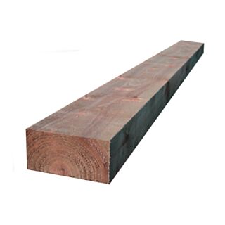 Brown Pressure Treated Incised Timber Sleeper 125x250mm 2.4m