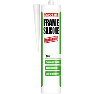 Evo-Stik Silicone Frame Sealant Low Modulus Neutral Cure (LMN) Clear 290ml C20