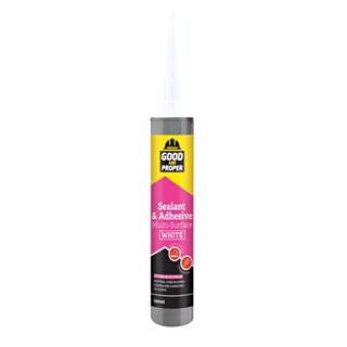 Good & Proper Sealant & Adhesive White 290ml