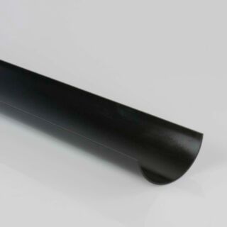 Half Round Rainwater Gutter 112mm 2m Black BM-BR41