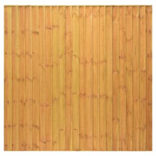 Standard Featheredge Panel Golden Brown 1830 x 1800mm