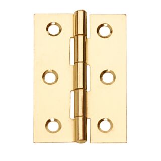 Steel Hinge Electro Brass 76mm 1838
