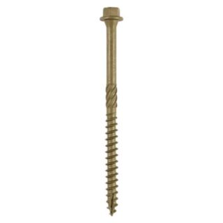 Timber Frame & Landscaping Screws Hex Exterior Green Organic 6.7x75mm 50no.