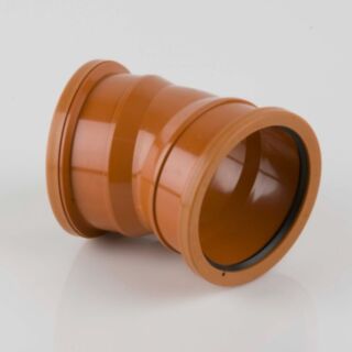 110mm Underground Double Socket Bend 22.5° B4051