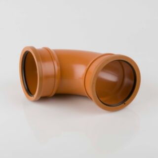 110mm Underground Double Socket Bend 87.5° B4031