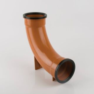 110mm Underground Double Socket Rest Bend 87.5° (Long Radius) B4131