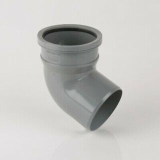 112.5deg Soil Pipe Bend Grey 110mm BS421