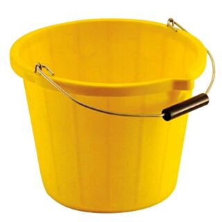 4 Gallon Yellow Builders Bucket 