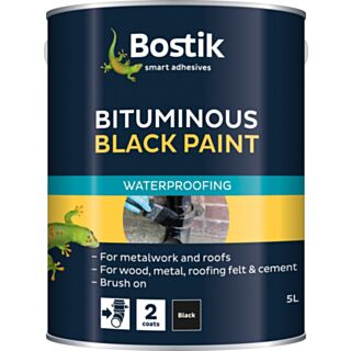 Bostik Bituminous Black Paint 5 Litre