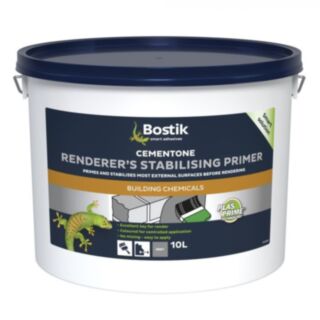 Bostik Cementone Renderer's Primer Plasprime Technology Dark Grey 10 Litre