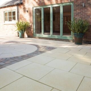 Bradstone Textured Paving Buff 450x450x32mm