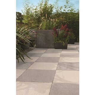 Bradstone Textured Paving Dark Grey 450x450x35mm