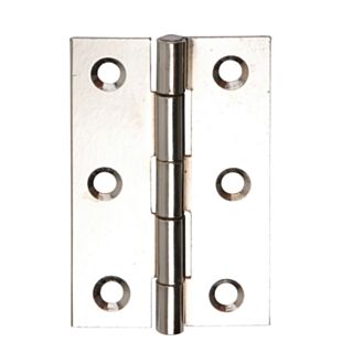 Butt Hinges Polished Chrome 76mm 1838