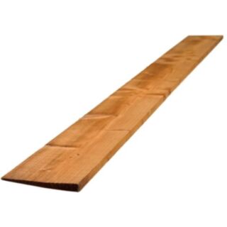 Feather Edge Board 100mm Brown Treated Softwood 1800mm