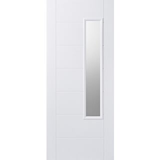 Newbury Glazed 1L Pre-Finished White Door 813x2032mm