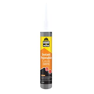 Good & Proper Instant Paintable Caulk White 300ml