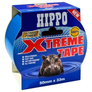 Hippo Xtreme Tape 50mm x 33m Blue