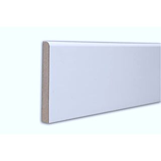Primed MDF Pencil Round Skirting board 18x94mm 4.4m