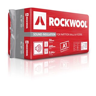 Rockwool Sound Insulation 50mm (8.64m2 pack)