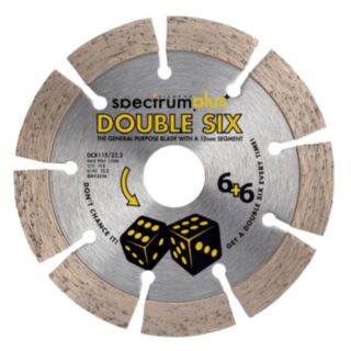 Spectrum Double Six Diamond Blade 115mm