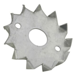 Timber Connector Galvanised Round Single Sided 65x12mm