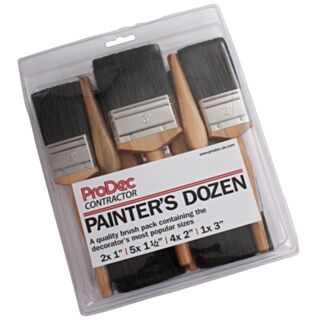 12pc Prodec Painters Dozen  Brush Set 