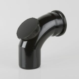 110mm Soil Access 92.5deg Bend Black BS436
