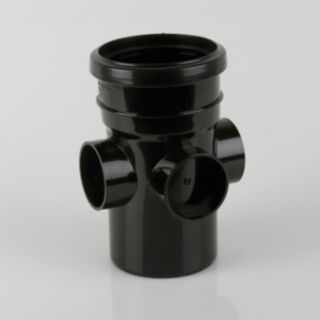 110mm Soil Triple Boss Ring Seal Socket Black BS445
