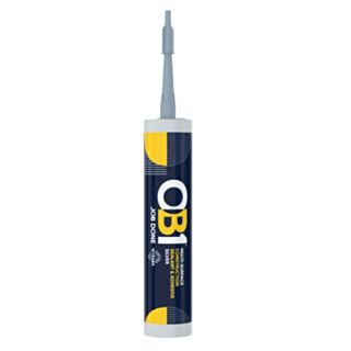 Bostik OB1 Multi Surface Construction Sealant & Adhesive Silver 290ml 