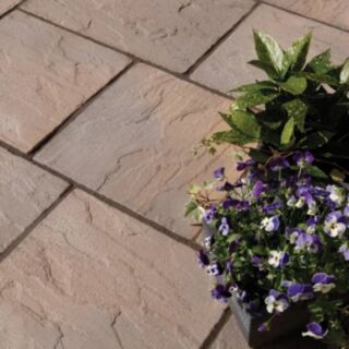 Bradstone Ashbourne Patio Kit York Brown 9.72m2 