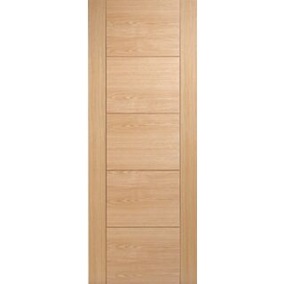 Vancouver 5 Panel Pre-Finished Oak Fire Doors 813x2032mm